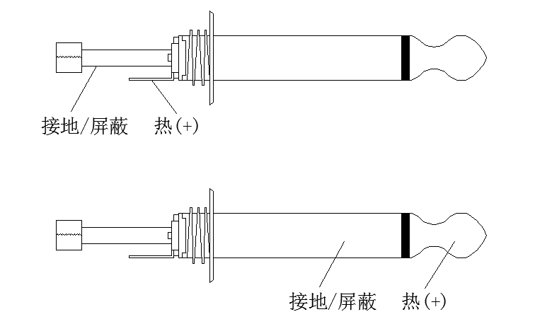 大二芯与线的焊接